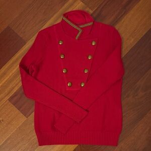 Ralph Lauren Red Knit Top